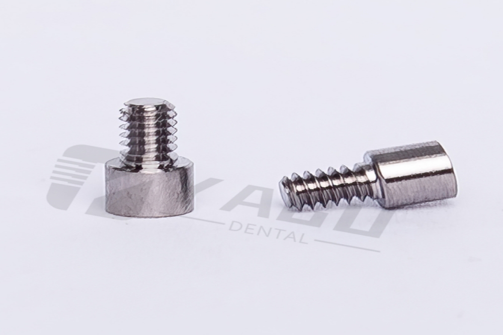 Titanium and zirconia are two materials commonly used in dental implants